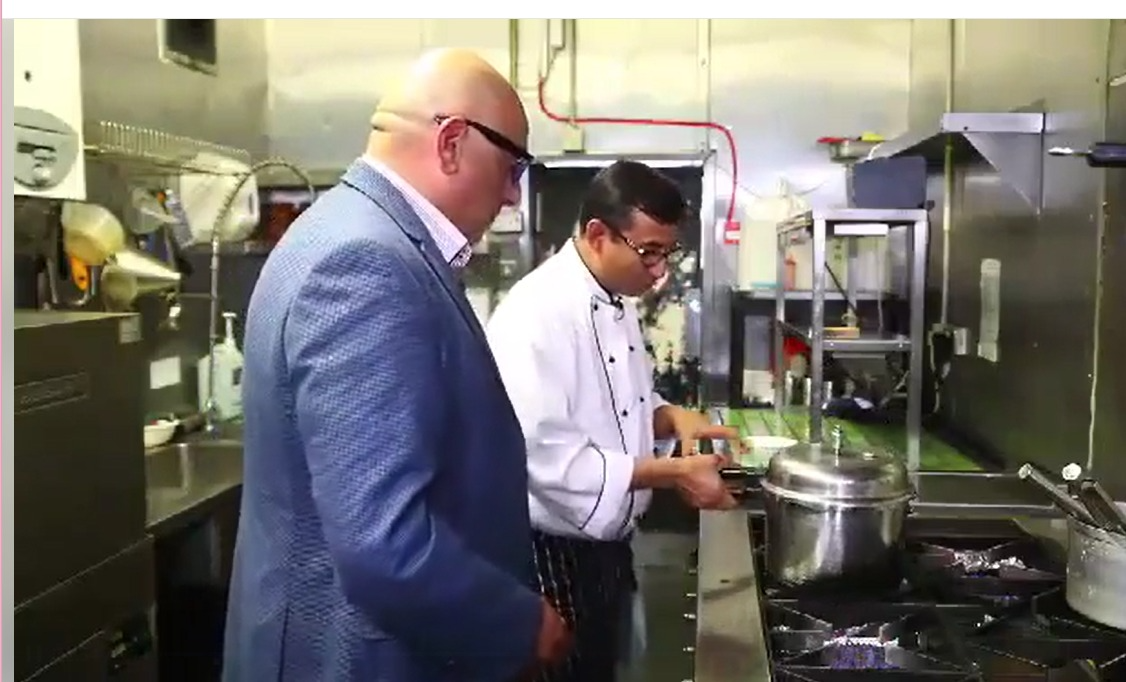 Press coverage screenshot featuring Chef Nand